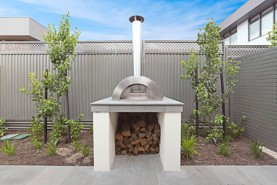 outdoor fireplace landscaping perth