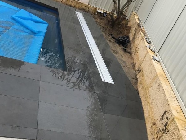 WA Stone Scape Perth Pool Stone Paving unfinished